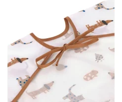 Baberos^Lassig 2 Baberos con Mangas Little Mateys Royal Blue