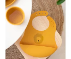 Baberos^Trixie 2 Baberos de Silicona Mr. Lion