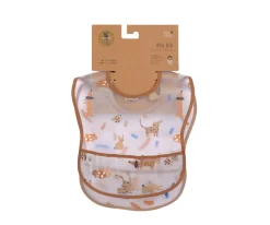 Baberos^Lassig 2 Baberos Impermeables Little Mateys Royal Blue