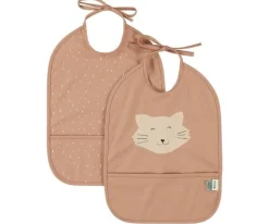 Best 2 Baberos Impermeables Mr. Cat Baberos|Baberos Impermeables