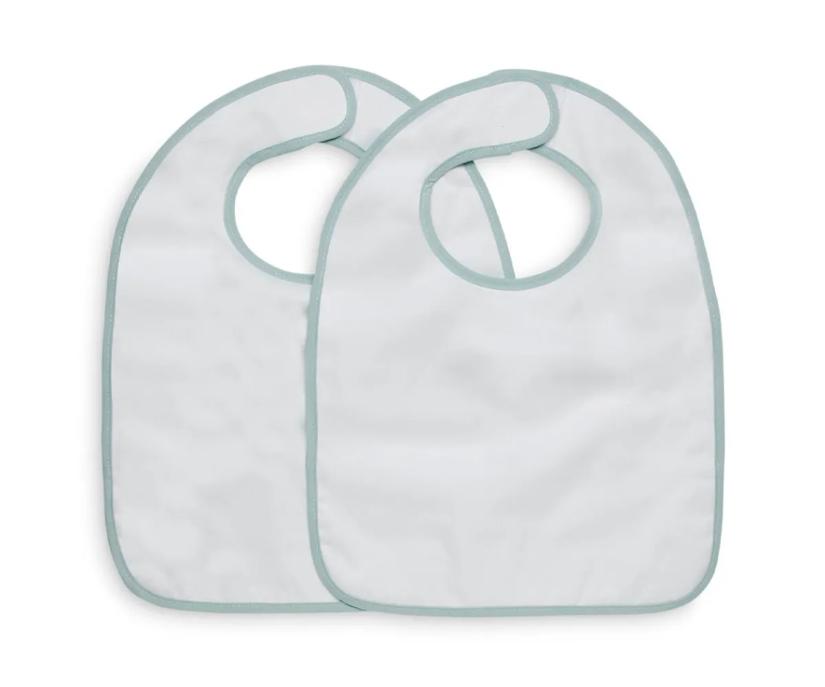 2 Baberos Impermeables Snake Soft Green Baberos Impermeables|Baberos