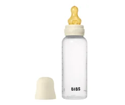 Biberones^BIBS 2 Biberones Plástico Látex Ivory 270 ml
