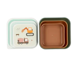 Online 3 Cajas Almuerzo Trucks Colecciones Vuelta Al Cole|Fiambreras Infantiles