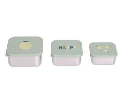 Online 3 Cajitas Almuerzo Acero Happy Fruits Lemon Cajas De Almuerzo|Fiambreras Infantiles