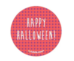 Chapas Personalizadas^Tutete 1 Chapa Halloween Red Stars