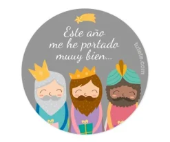 Hot 1 Chapa Me he portado bien Chapas Navidad|Chapas Personalizadas