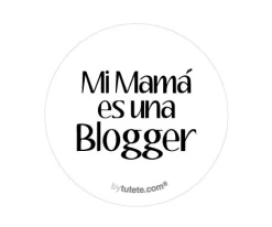 Chapas Personalizadas^Tutete 1 Chapa Mi mamá es una Blogger