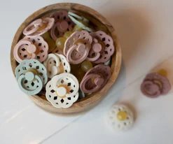 Chupetes Con Diseños^BIBS 2 Chupetes Boheme Blossom/Dusky Lilac