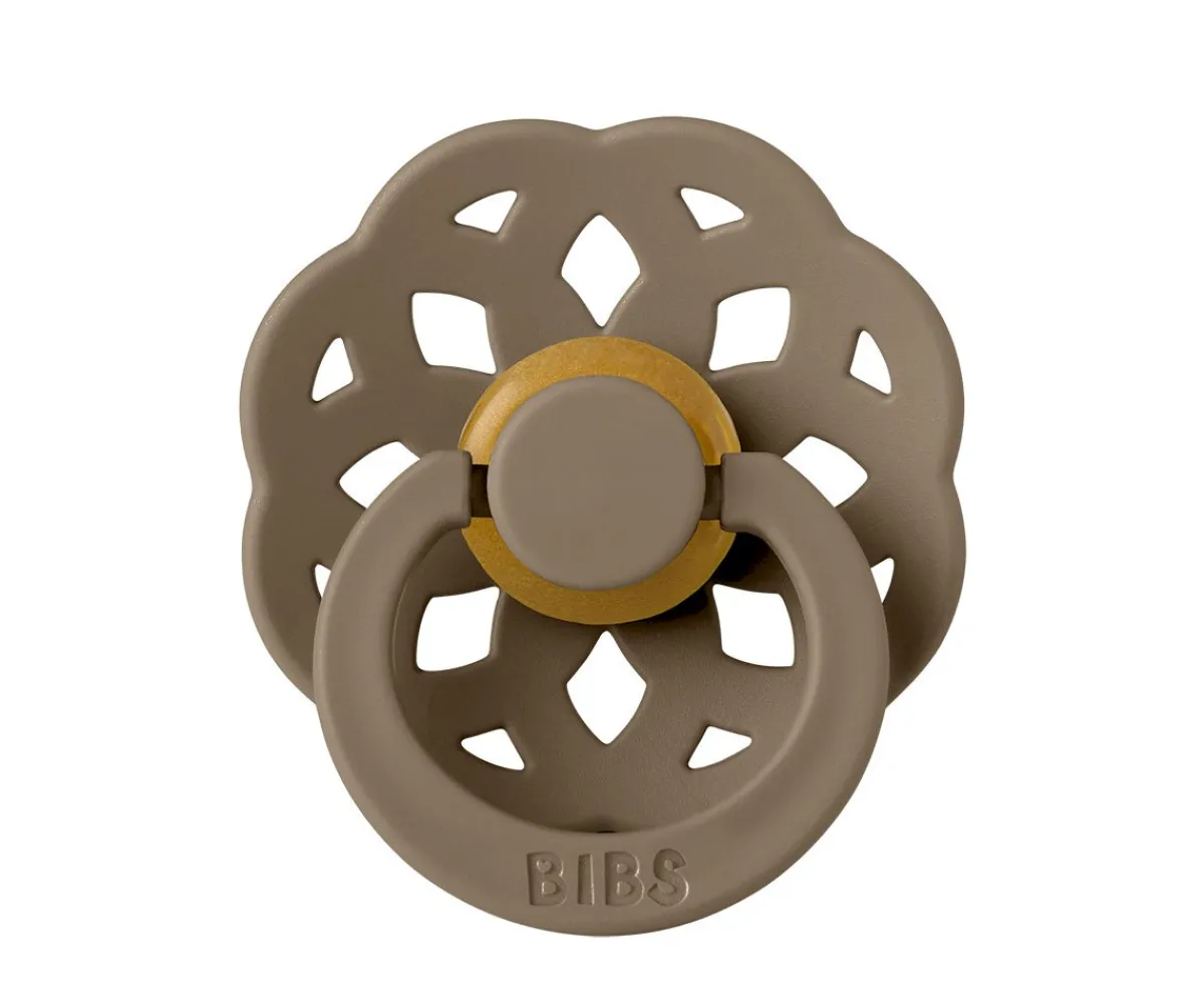 Chupetes Con Diseños^BIBS 2 Chupetes Boheme Dark Oak/Blush