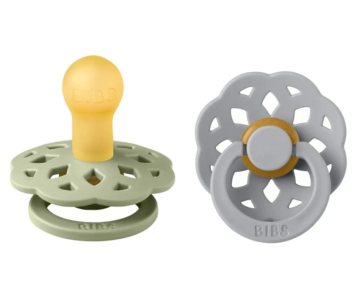 Chupetes Con Diseños^BIBS 2 Chupetes Boheme Sage/Cloud