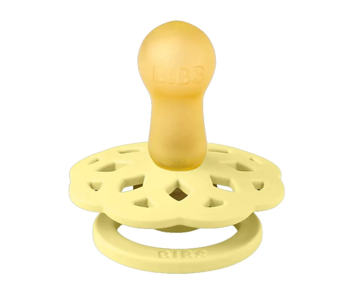 Chupetes Con Diseños^BIBS 2 Chupetes Boheme White/Sunshine