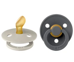 Chupetes Con Diseños^BIBS 2 Chupetes Colour Anatómica Sand/Iron