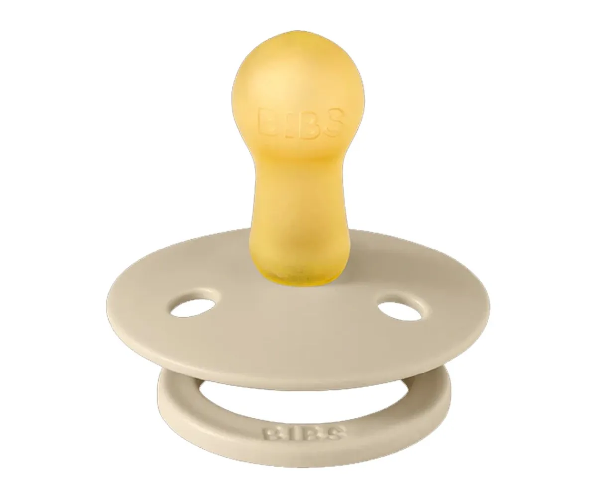 Chupetes Con Diseños^BIBS 2 Chupetes Colour Round Vanilla/Cloud
