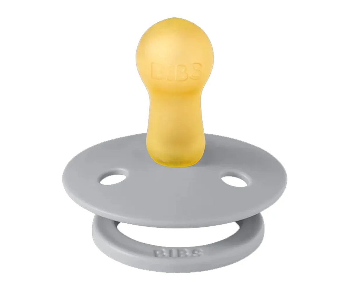 Chupetes Con Diseños^BIBS 2 Chupetes Colour Round Vanilla/Cloud