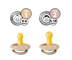 Chupetes Con Diseños^BIBS 2 Chupetes Colour Round Nordic Mint/Forest Lake