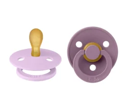 Chupetes Con Diseños^BIBS 2 Chupetes Colour Simétrica Violeta Sky/Mauve