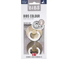 Chupetes Con Diseños^BIBS 2 Chupetes Colours Dark Oak/Vanilla