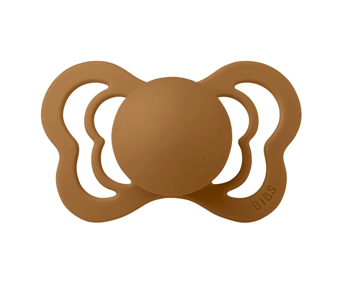 Chupetes Con Diseños^BIBS 2 Chupetes Couture Haze/Caramel Silicona