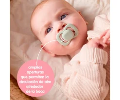 Chupetes Con Diseños^b.box 2 Chupetes Tetina Fisiológica látex Ocean/Sky