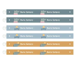 6 Cintas para Colgar Ropa Croc Personalizables Cintas Marca Prendas|Colecciones Vuelta Al Cole