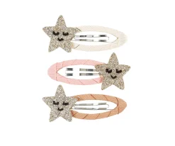 Accesorios De Pelo^Souza 3 Clip de Pelo con Cinta y Estrellas Doradas Dagmar