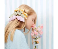 Accesorios De Pelo^Meri Meri 6 Clips de Pelo Gingham