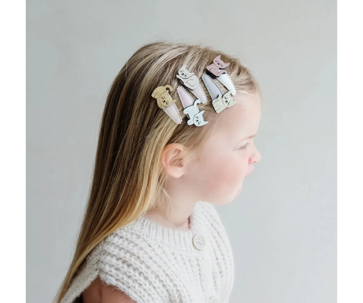 Accesorios De Pelo^Mimi & Lula 4 Clips de Pelo Kitty Cat Clic Clacs