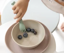 Cubiertos Infantiles^Done by Deer 3 Cubiertos Kiddish Deer Friends Sage