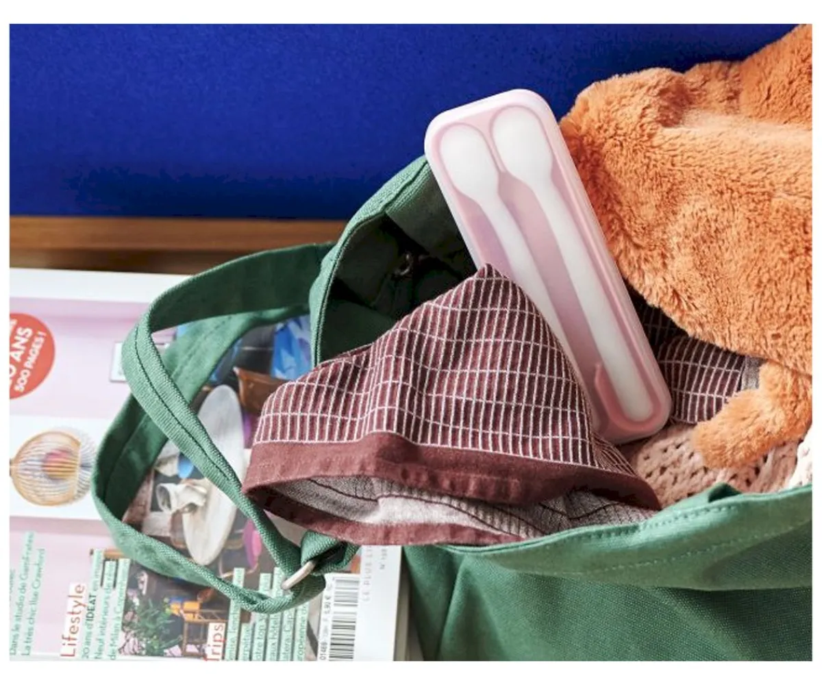 Best 2 Cucharas Largas Mio Flowers & Butterflies Vajilla Infantil|Comer Al Aire Libre