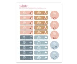 Online 25 Etiquetas para Ropa Geometric Nature Colecciones Vuelta Al Cole|Etiquetas Personalizadas