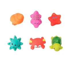 Sale 6 Juguetes de Baño Shellfish Niños Juguetes Para Niños De Un Año|Juguetes Bebé 6 Meses