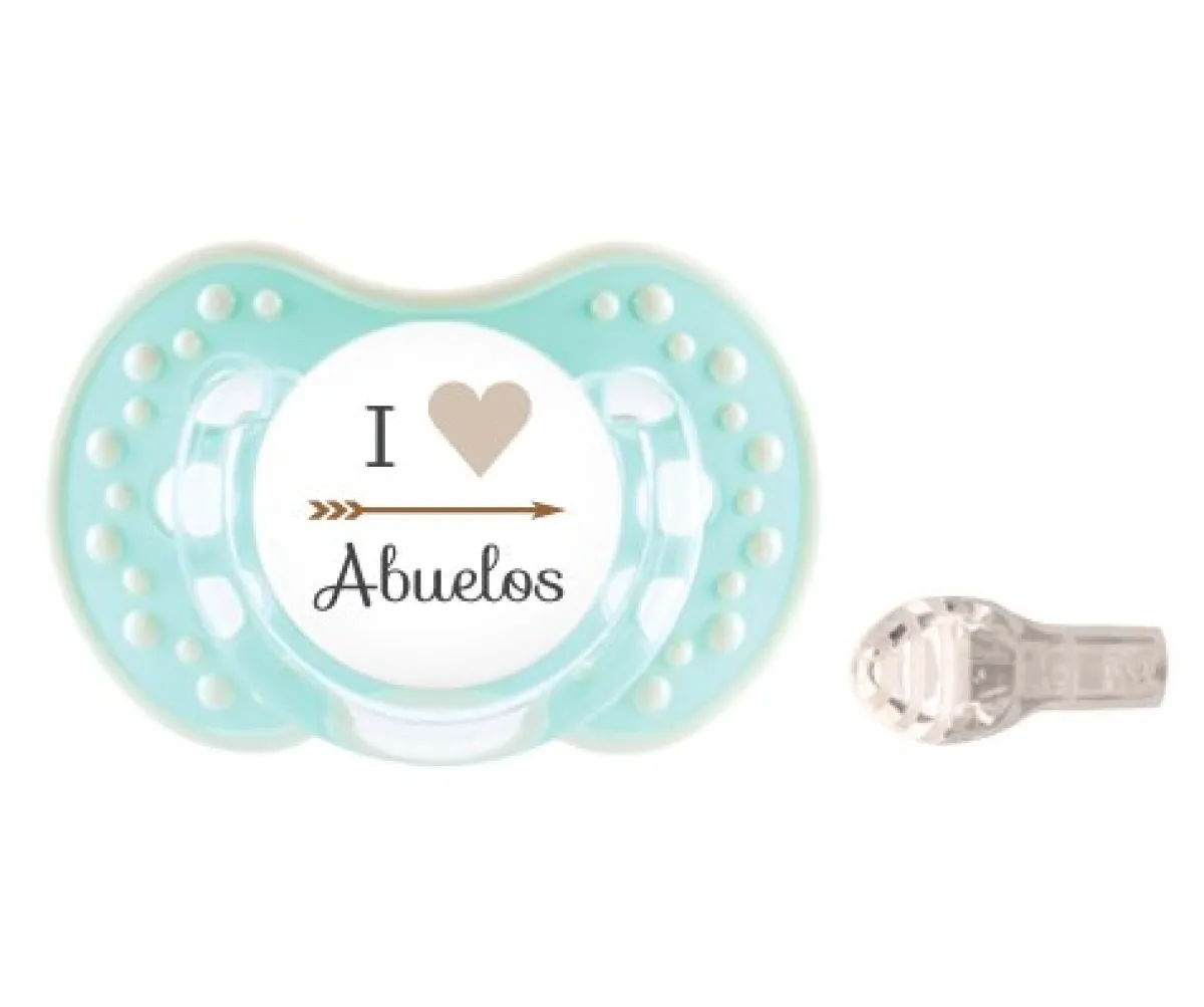 Clearance 1 I Corazón Abuelos Verde Regalos Para La Abuela|Chupetes Amor