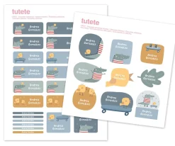 29 Pegatinas para Objetos Croc Etiquetas Personalizadas|Colecciones Vuelta Al Cole