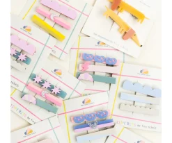 Accesorios De Pelo^The Cotton Cloud 2 Pinzas para el Pelo Flying Dog