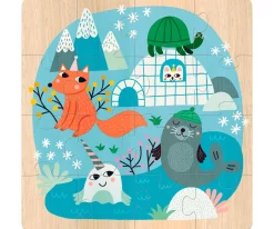 Best 3 Puzzles Animales del mundo Niños Juguetes Más Recomendados|Últimas Unidades