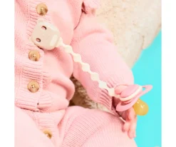 Chupeteros^b.box 2 Sujetachupetes de Silicona Blush Vainilla