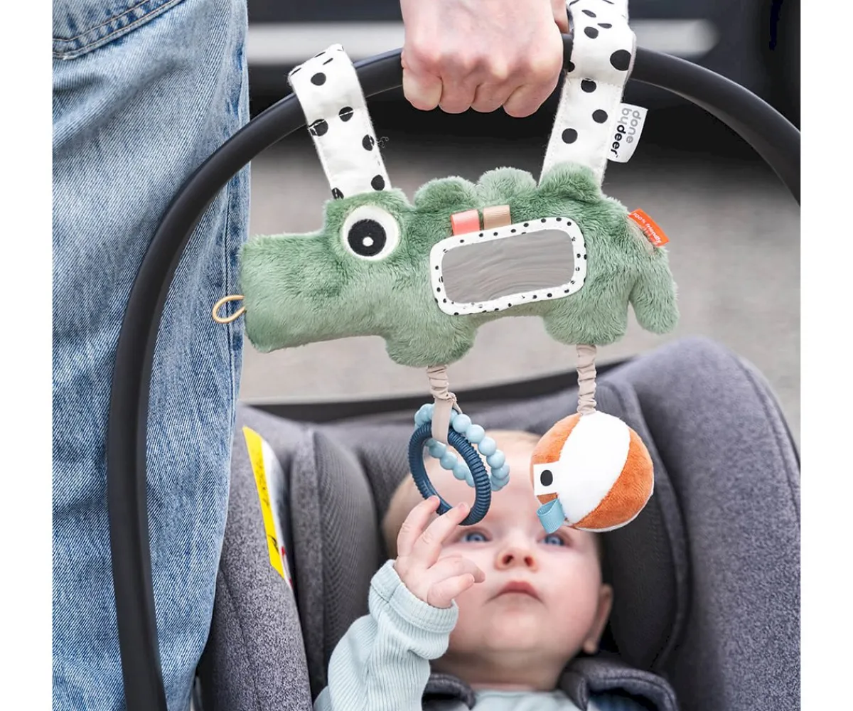 New Actividades con Espejo Sensorial Croco Niños Juguetes Bebé 6 Meses|Sonajeros Bebé