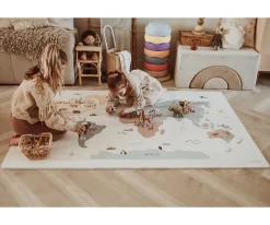 Sale Alfombra de Juegos Tiloo Puzzle Worldmap Niños Manta Actividades Bebé|Juguetes Para Recién Nacidos