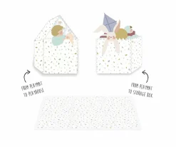 New Alfombra de Juegos Tiloo Puzzle Village Niños Juguetes Para Recién Nacidos|Manta Actividades Bebé