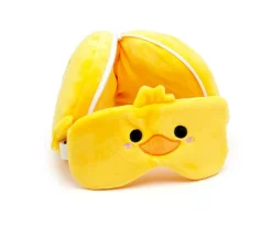 Clearance Almohada de Viaje con Antifaz Relaxeazzz Pato Adoramals Cojines Infantiles|Accesorios De Viaje