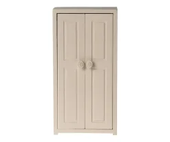 Casa De Muñecas De Madera^Maileg Armario de Madera Crema Ratón