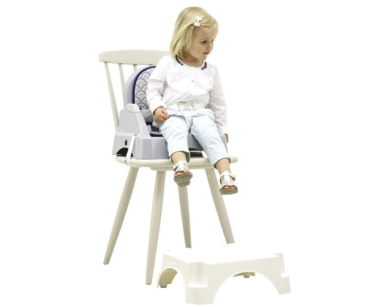 Tronas Bebé^Thermobaby Asiento Elevador Evolutivo Edgar Gris Charme