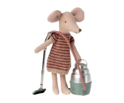Casa De Muñecas De Madera^Maileg Aspiradora en Miniatura para Ratones