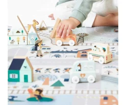 Best Autobús de Madera Valle Nevado Cross Roads Niños Juguetes Para Niños De Un Año|Juguetes Para Niños De 18 Meses