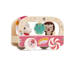 Autobús Mágico de Madera de Lena la Unicornio Niños Juguetes Niños 3 Años|Juguetes Para Niños De 18 Meses
