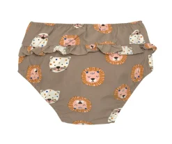 Bañadores Pañal^Lassig Bañador Pañal con Volante Wild Cats Choco