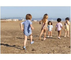 Bañadores Pañal^Monnëka Bañador Pañal Volantes Crab Coral