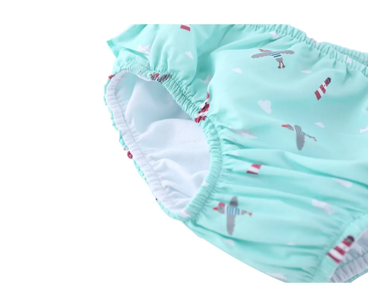 Bañadores Pañal^Monnëka Bañador Pañal Volantes Lighthouse