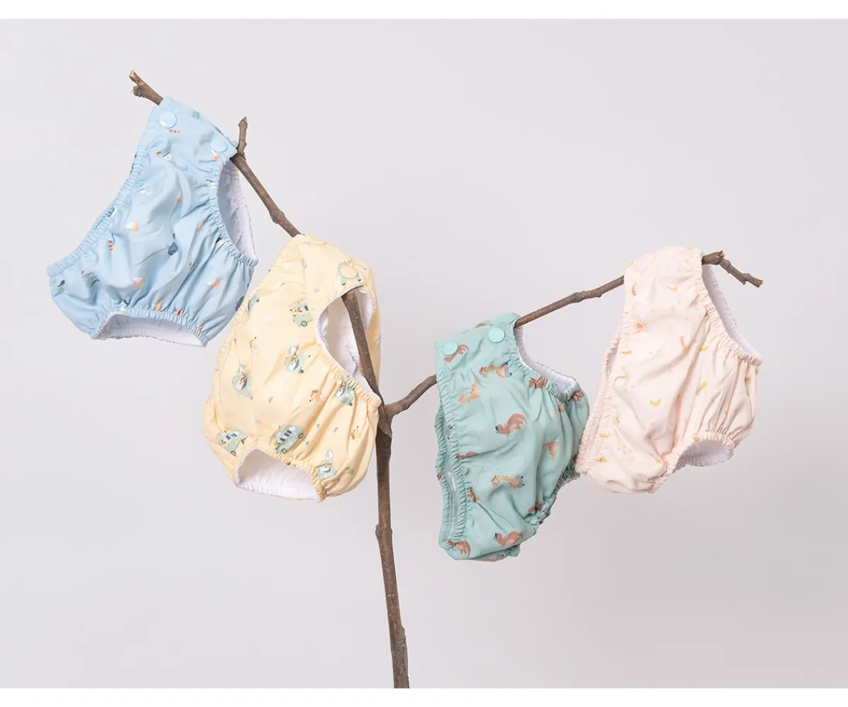 Bañadores Pañal^Monnëka Bañador Pañal Volantes Starlight