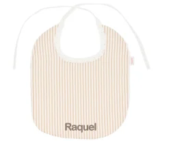 Hot Babero Algodón Dorset Beige Baberos|Baberos Personalizados